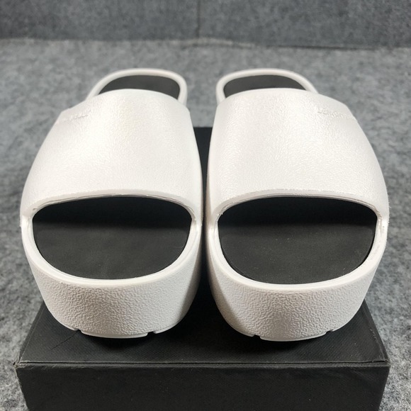 Lemon Jelly Sandals Womens Size 7.5 White Platform Slide Slip On Comfort Shoes - Picture 4 of 16